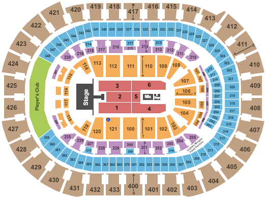Capital One Arena Endstage 6 Seating Chart
