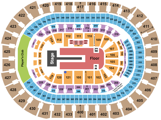 Capital One Arena Florence and The Machine Seating Chart