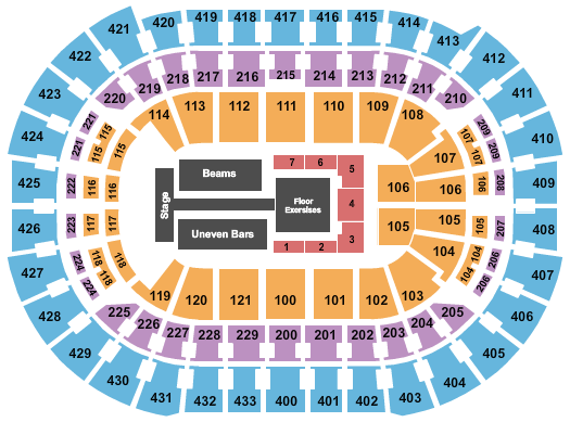 Capital One Arena Gold Over America Tour Seating Chart