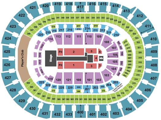 Capital One Arena Maroon  5 Seating Chart