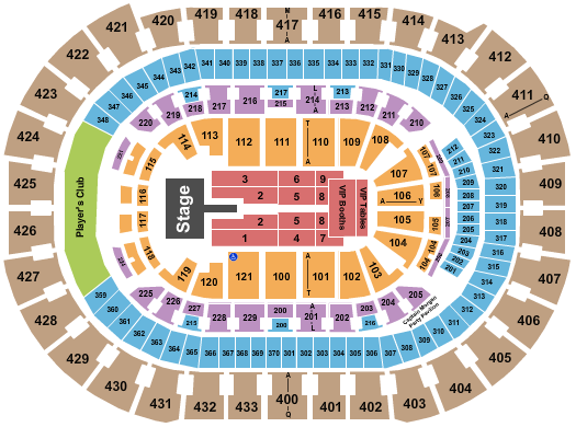 Capital One Arena Mary J. Blige Seating Chart