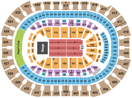 Capital One Arena Michelle Obama Seating Chart