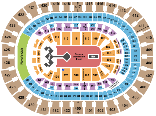 Capital One Arena Muse Seating Chart