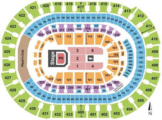 seating chart for Capital One Arena - Panic! At The Disco 2 - eventticketscenter.com