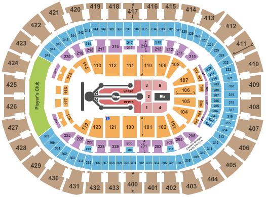 seating chart for Capital One Arena - Post Malone-2 - eventticketscenter.com