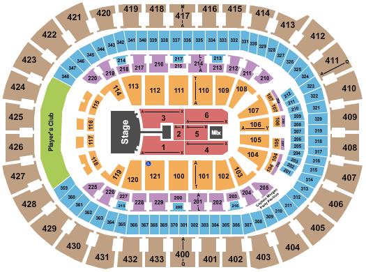 Capital One Arena Queen & Adam Lambert Seating Chart
