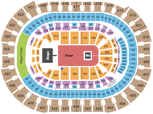 seating chart for Capital One Arena - Twenty One Pilots - eventticketscenter.com
