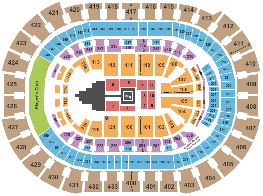 seating chart for Capital One Arena - WWE-2 - eventticketscenter.com