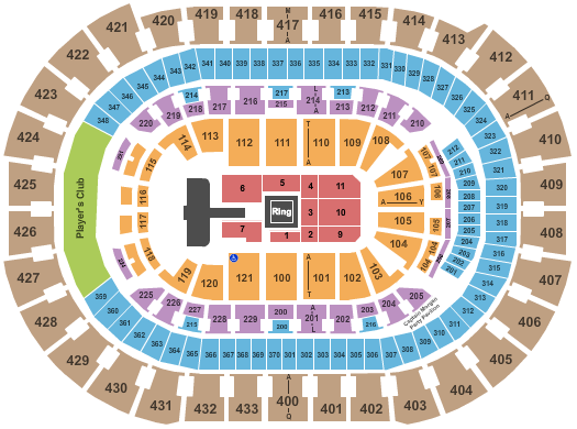Capital One Arena WWE 2 Seating Chart