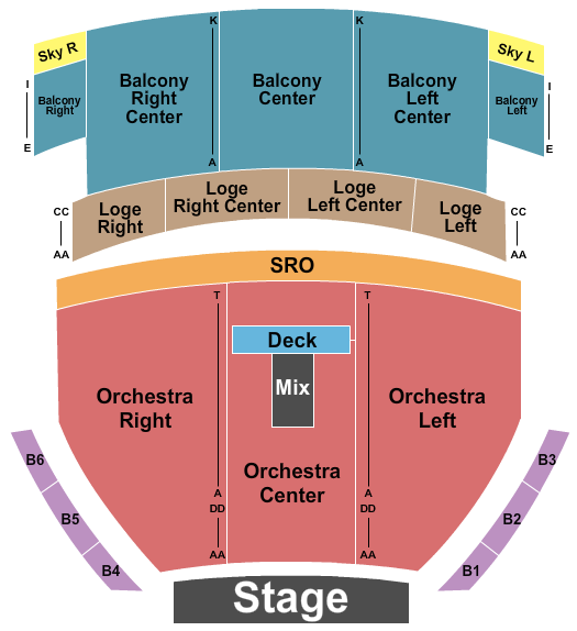Capitol Theatre - Port Chester Seating Chart