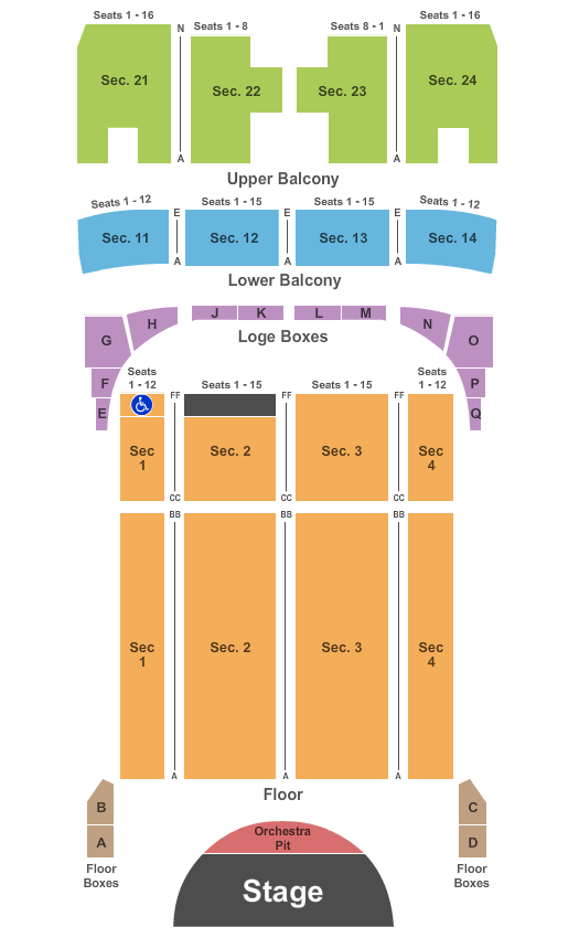 Capitol Music Hall Seating Chart
