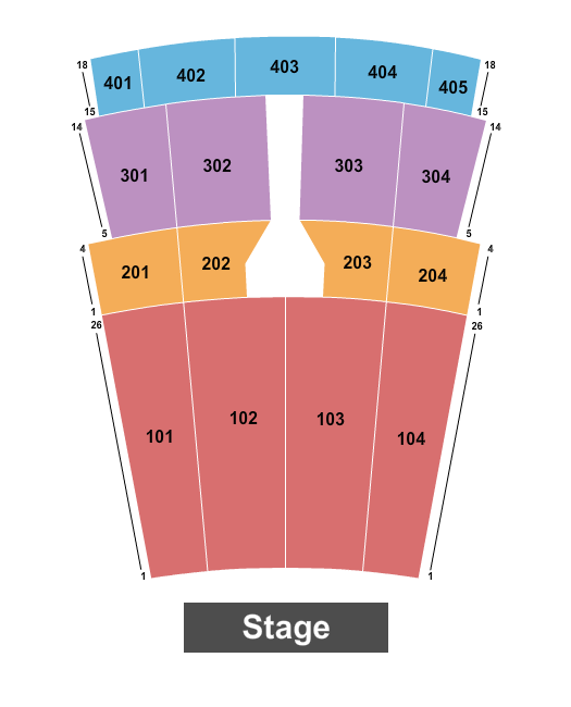 Capitol Theatre - Iowa Endstage 2 Seating Chart