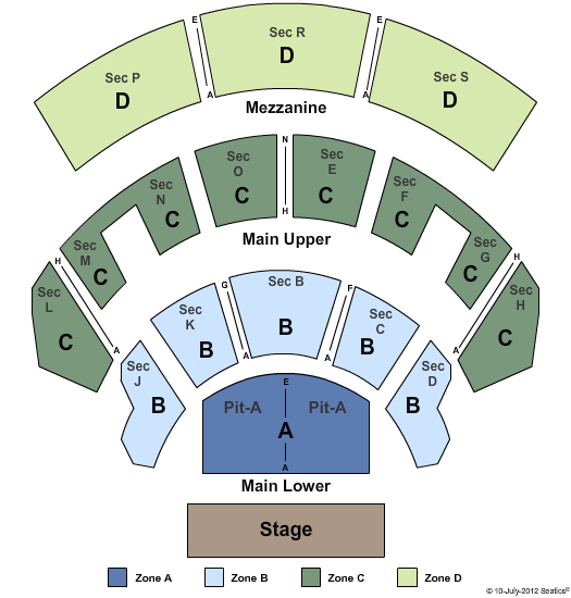 Speaker Jo Ann Davidson Theatre Endstage-Zone Seating Chart