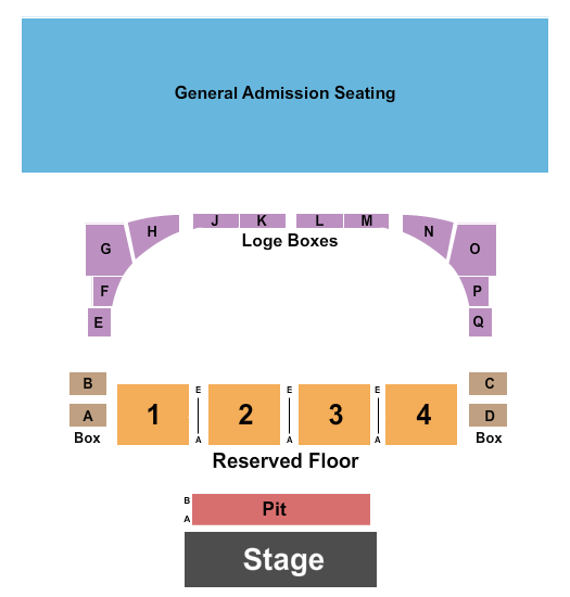 Capitol Theatre - Wheeling Endstage GA Seating Chart