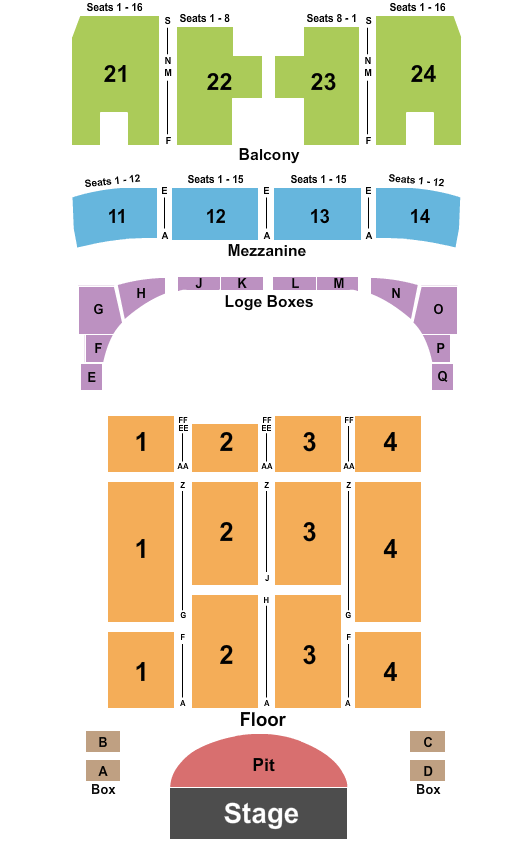 Capitol Theatre - Wheeling Lee Brice Seating Chart