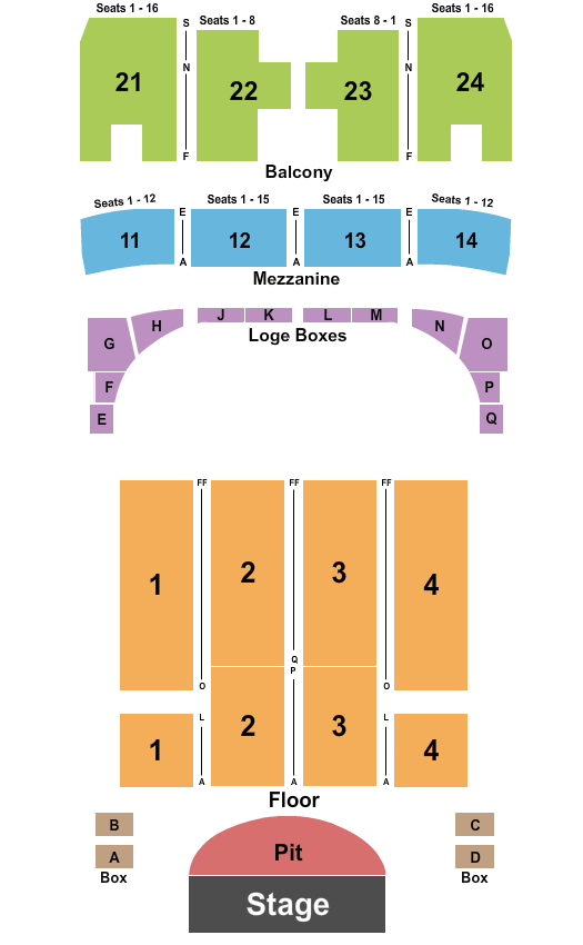 Capitol Theatre - Wheeling Peppa Pig Seating Chart