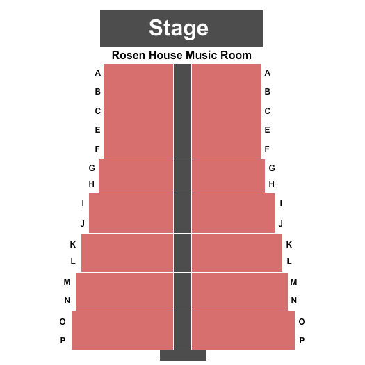 Caramoor Center for Music and The Arts Seating Chart