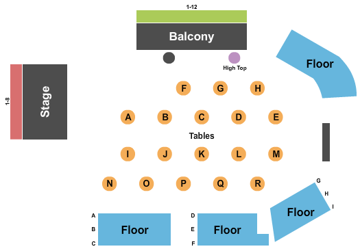 Carlos Alvarez Studio Theater Endstage Tables Seating Chart