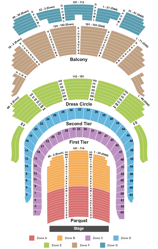 Boston Symphony Hall Interactive Seating Chart Review Home Decor