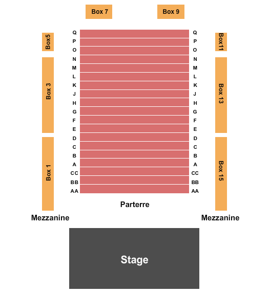 Carnegie Hall - Judy & Arthur Zankel Hall End Stage Seating Chart