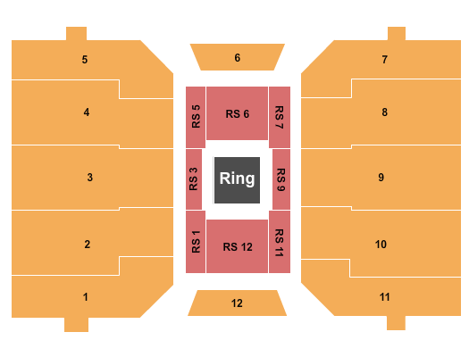 Carnesecca Arena Boxing Seating Chart