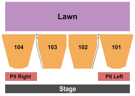 Carolina Crossroads Amphitheatre Seating Chart