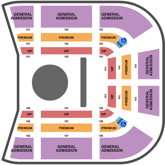 Carolina Speedway Garden Bros Circus Seating Chart