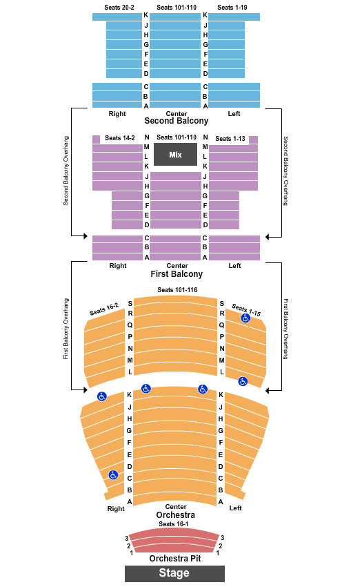 Tivoli Theater Chattanooga Seating Chart