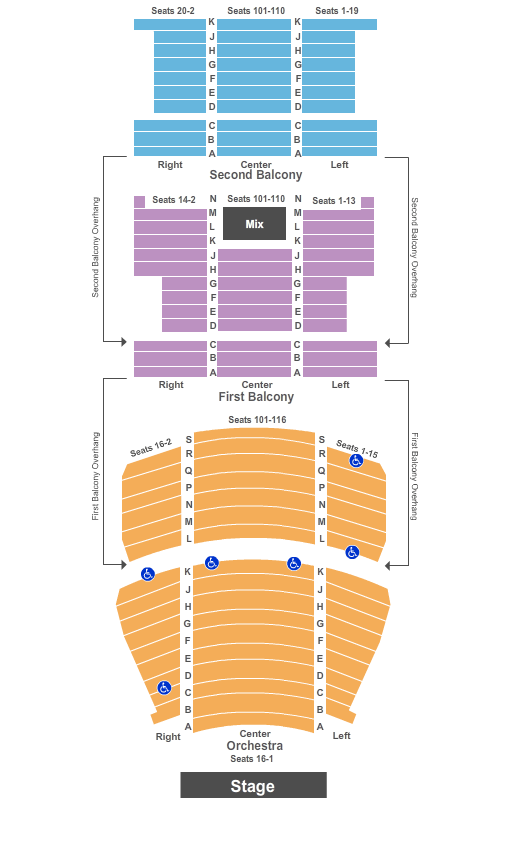 Dpac Seating Chart With Seat Numbers