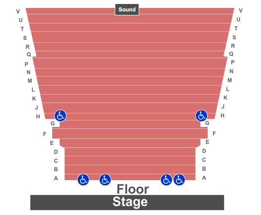 Carpenter Performing Arts Center - CA End Stage Seating Chart