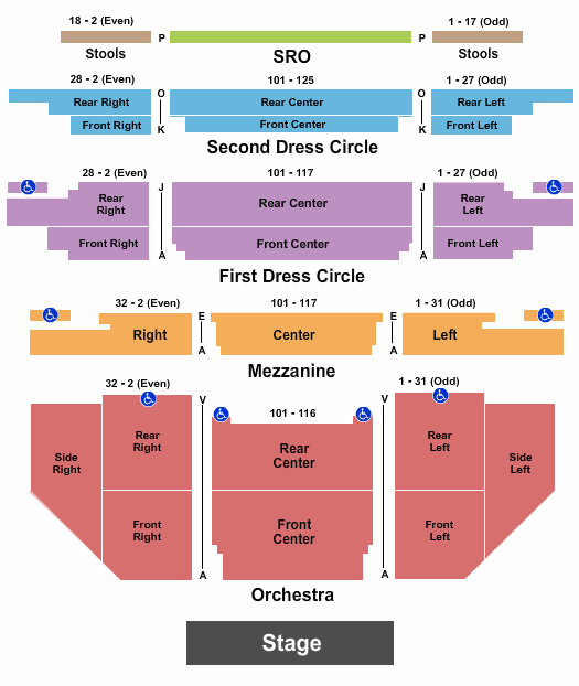 The Carpenter Center Richmond Va Seating Chart
