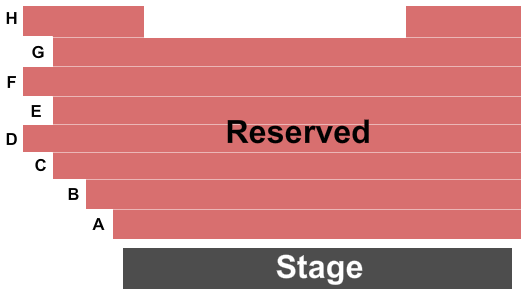 Carriage House Theatre - Lexington End Stage Seating Chart