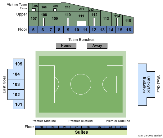 Carroll Stadium Soccer Seating Chart