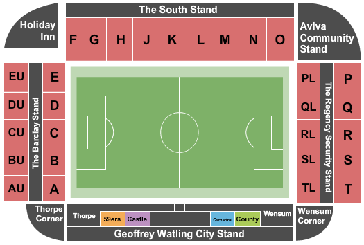 Carrow Road Stadium Soccer Seating Chart