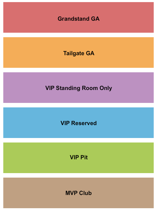 Carson Park - KY Touchdowns and Tunes Seating Chart