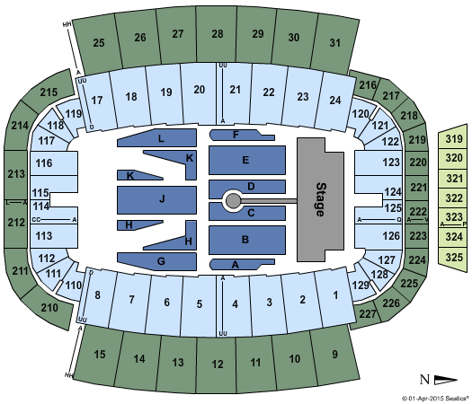 Carter Finley Stadium Rolling Stones Seating Chart
