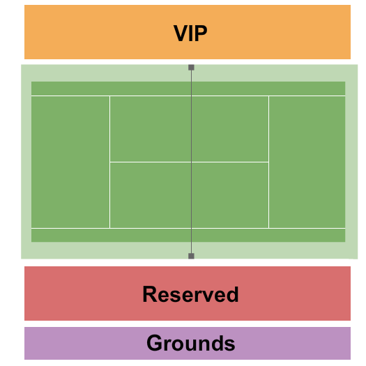 Cary Tennis Park Tennis Seating Chart