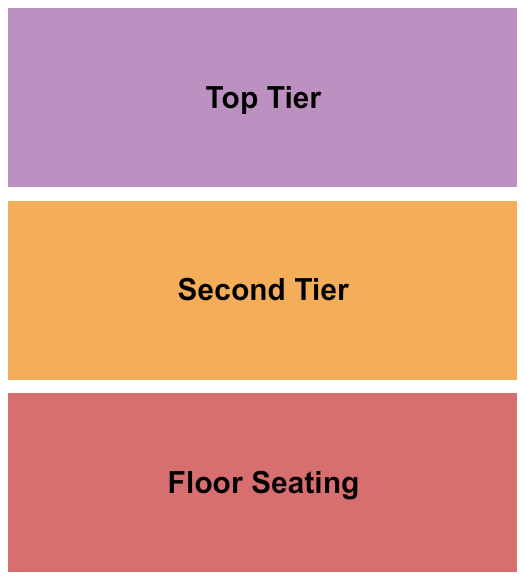 Casa Blanca Event Center Floor/Tier Seating Chart