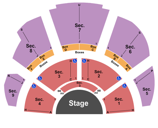 Casa Manana Endstage 2 Seating Chart