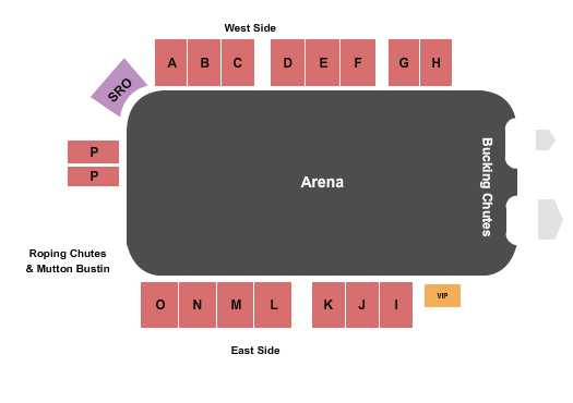 Arena at Casey Jones Park Elizabeth Rodeo Seating Chart