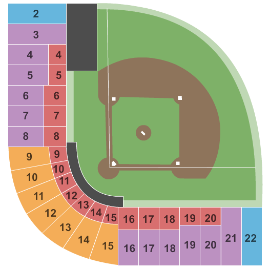 Cashman Field 51's Seating Chart