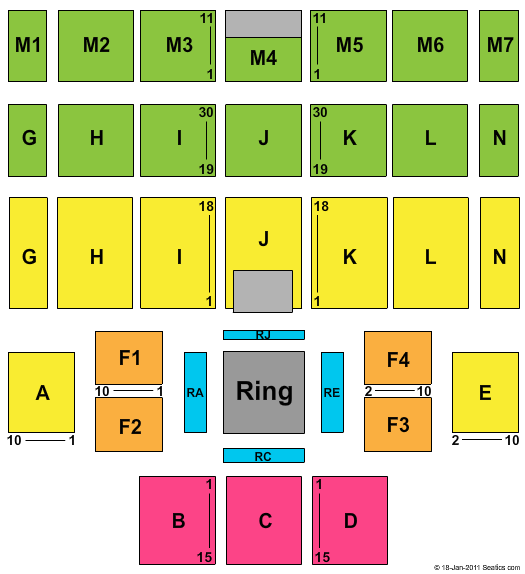 Casino Rama Entertainment Centre Boxing Seating Chart