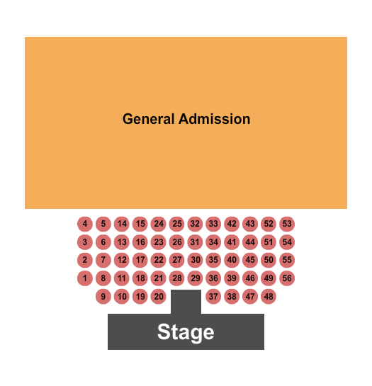Casino Rama Entertainment Centre Endstage Tables 2 Seating Chart