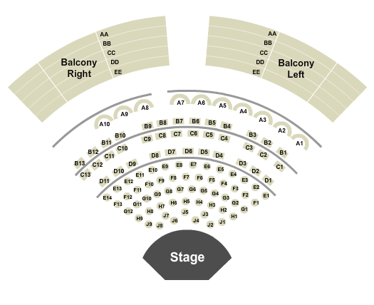 Casino Regina End Stage Seating Chart