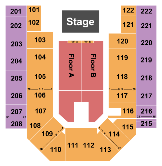Wyoming Arena Auditorium Seating Chart