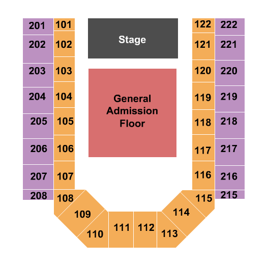 Ford Wyoming Center Foo Fighters Seating Chart
