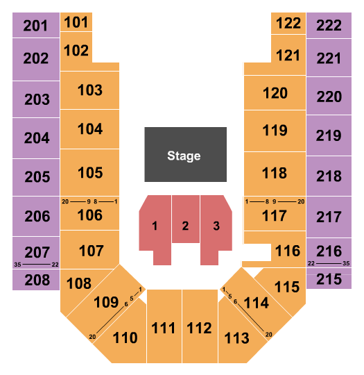 Ford Wyoming Center PJ Masks Seating Chart