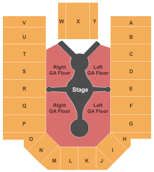 Ford Wyoming Center Carrie Underwood Seating Chart