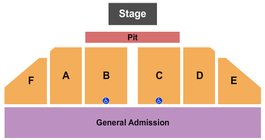 Pryor Creek Festival Grounds Endstage Pit Seating Chart