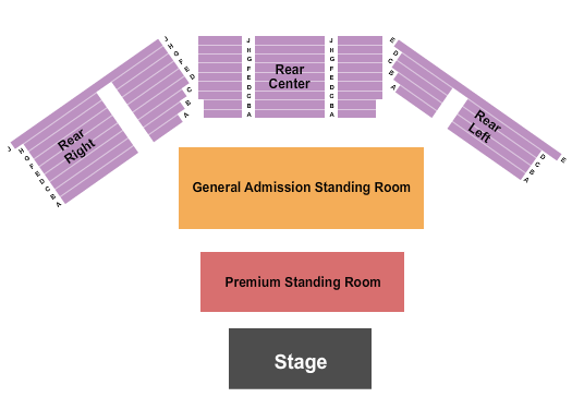 Cedar Crossing Casino & Entertainment Center venue and seating information
